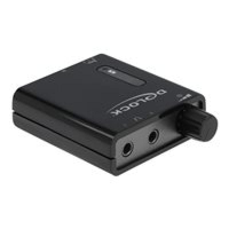 DELOCK Tragbarer Stereo Kopfhörer-Verstärker mit z
