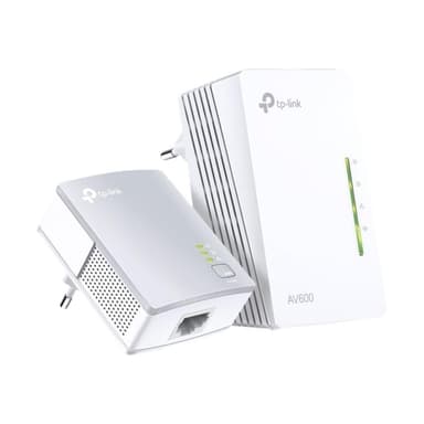 TP-LINK Powerline AV600 - Extender Starter Kit - Bridge - HomePlug AV (HPAV), IEEE 1901 - 802.11b/g/