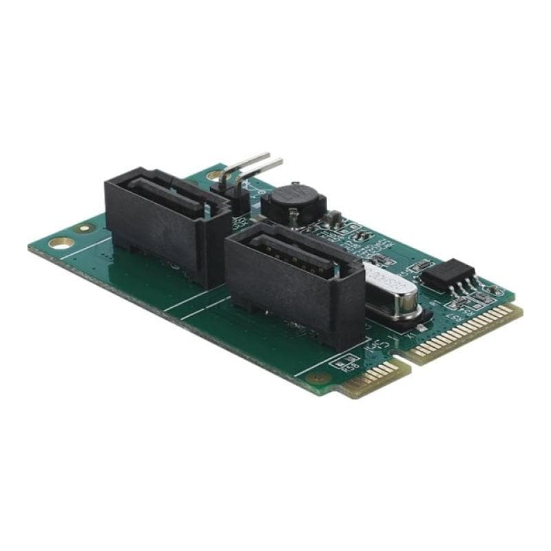 DELOCK Mini PCIe Konverter zu 2 x SATA mit RAID (95264)