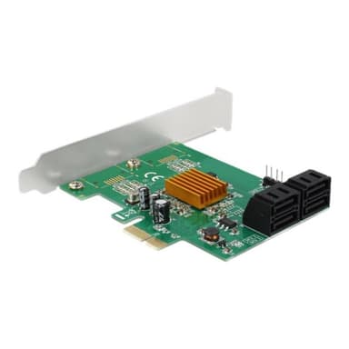 DELOCK 4 Port SATA PCI Express Karte