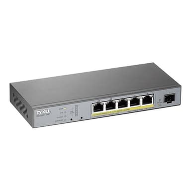 ZYXEL Switch 6x GS1350-6HP PoE long range 60W 802.3BT