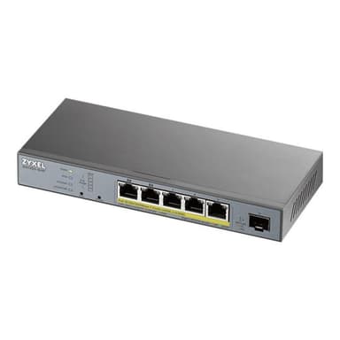 ZYXEL Switch 6x GS1350-6HP PoE long range 60W 802.3BT