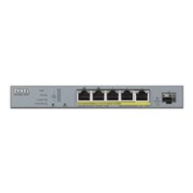 ZYXEL Switch 6x GS1350-6HP PoE long range 60W 802.3BT