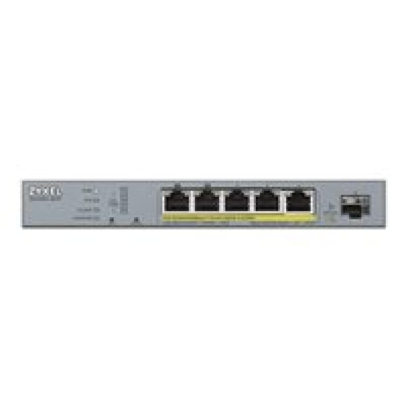 ZYXEL Switch 6x GS1350-6HP PoE long range 60W 802.3BT