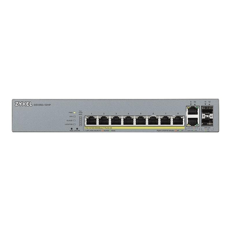 ZYXEL Switch 12x GS1350-12HP  PoE long range 130W