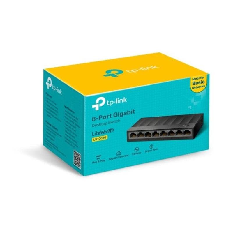 TP-LINK LiteWave 8-Port Gigabit Desktop Switch Plastic Case