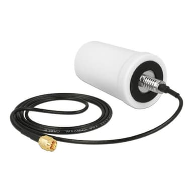 DELOCK WLAN 802.11 ac/a/h/b/g/n Antenne SMA Stecker 1,4 - 3.0 dBi omnidirektional mit Anschlusskabel