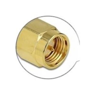DELOCK LPWAN Antenne SMA Stecker 1 - 2 dBi RG-178 1 m PCB intern Klebemontage (12620)