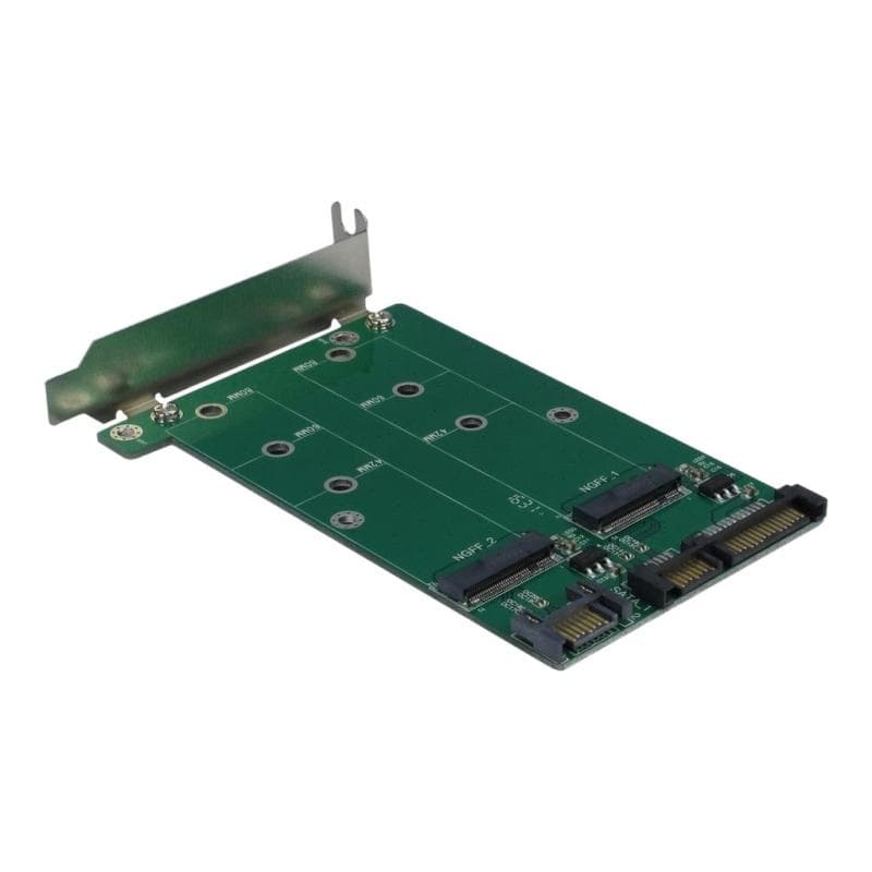 INTERTECH Inter-Tech KT005B | Trägerrahmen (Direkt) für 2 mSATA Festp.