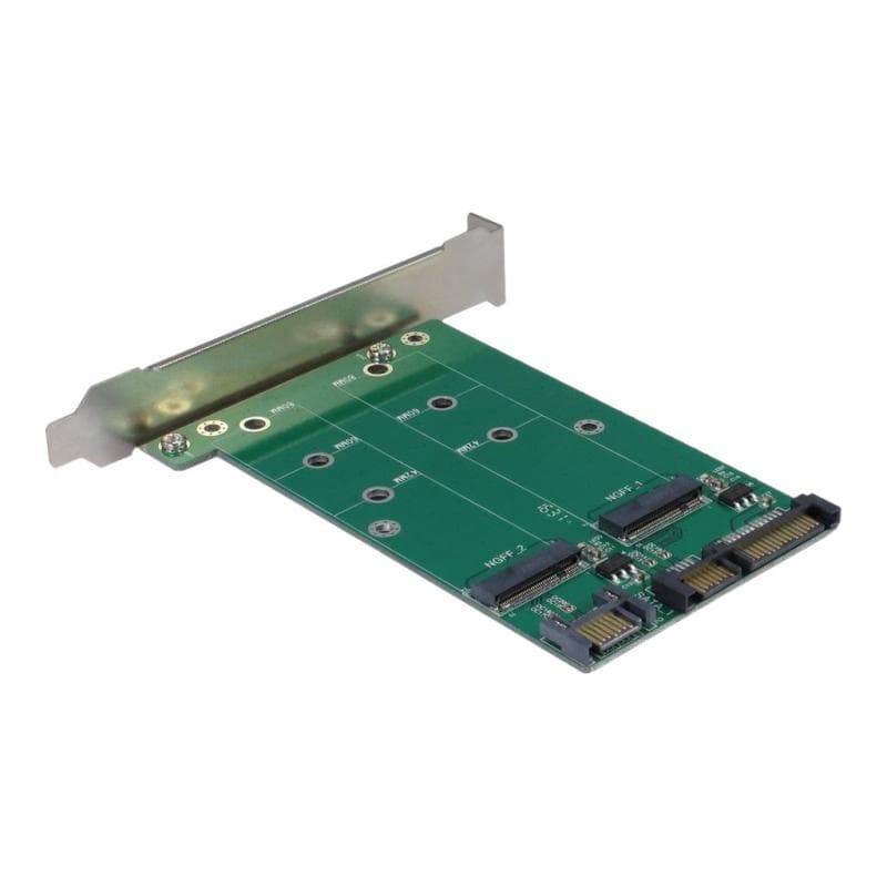 INTERTECH Inter-Tech KT005B | Trägerrahmen (Direkt) für 2 mSATA Festp.