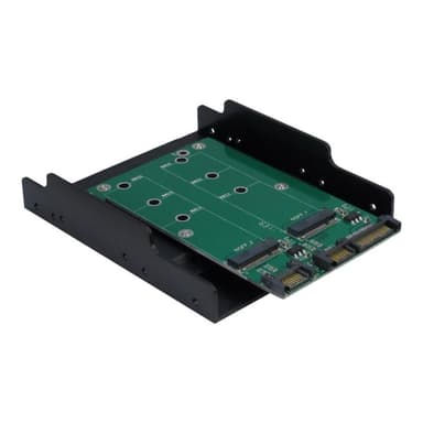 INTERTECH Inter-Tech KT005B | Trägerrahmen (Direkt) für 2 mSATA Festp.