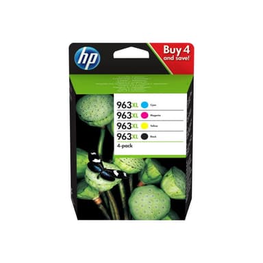 HP 963XL High Yield C/M/Y/K Ink Cartridg