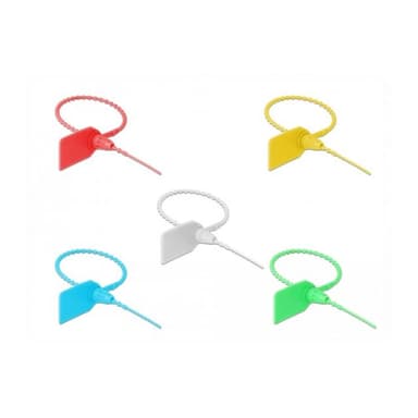 DELOCK Kabelbinder mit Beschriftungsfeld L 250 x B 2,7 mm 10 Stück farbig sortiert Delock