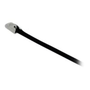 DELOCK Edelstahlkabelbinder L 300 x B 4,6 mm schwarz 10 Stück