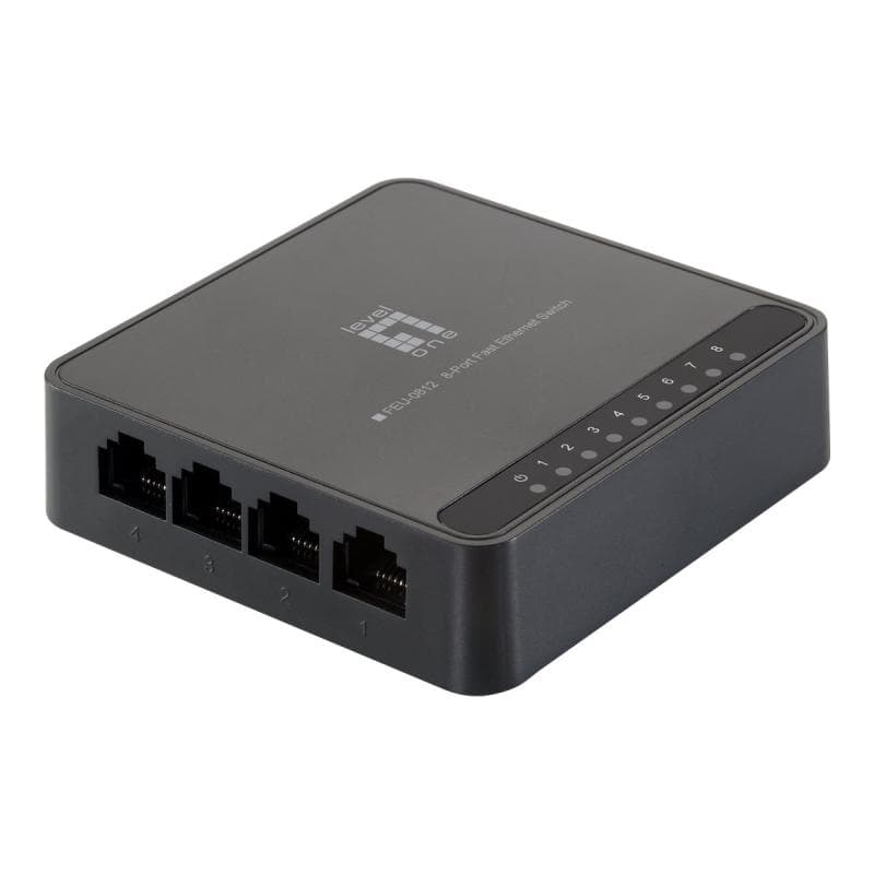 LEVEL ONE LevelOne Switch  8x FE FEU-0812
