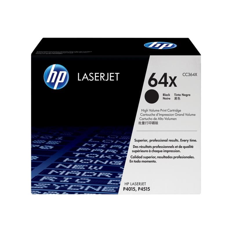 HP 64X Schwarz LaserJet Tonerpatrone (CC364X)
