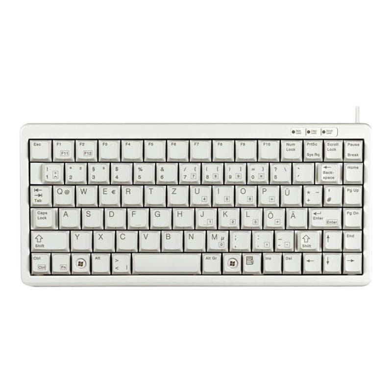 CHERRY G84-4100LCMUS-0 Tastatur grau USB PS/2