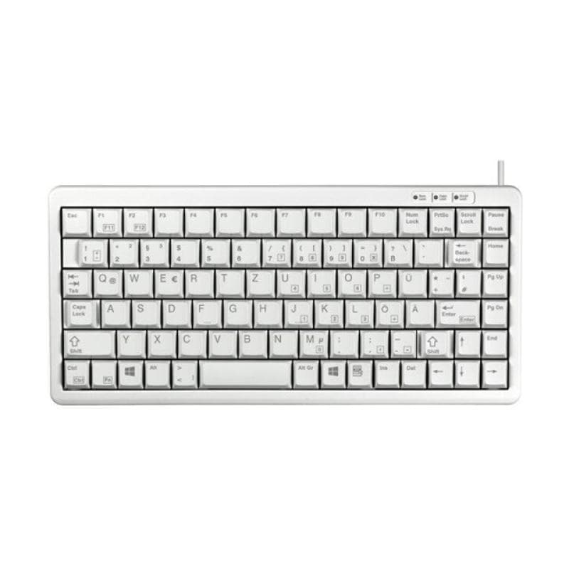 CHERRY G84-4100LCMUS-0 Tastatur grau USB PS/2