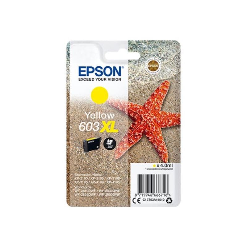 EPSON SINGLEPACK YELLOW 603XL INK