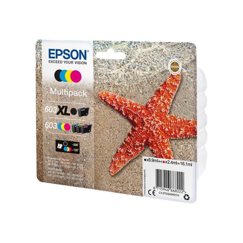 EPSON MULTIPACK 4-COLOURS 603 XL BLK