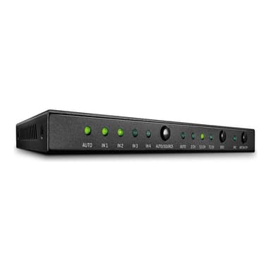 LINDY 4 Port HDMI 2.0 18G Switch mit Audio