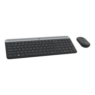 LOGITECH Slim Wireless Keyboard and Mouse Combo MK470 - GRAPHITE - FRA - CENTRAL