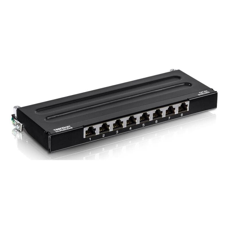 TRENDNET Patchpanel 8-Port Cat6A ngeschirmt (10″ wide)