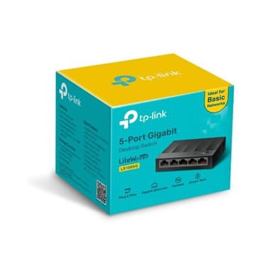 TP-LINK LiteWave 5-Port Gigabit Desktop Switch Plastic Case