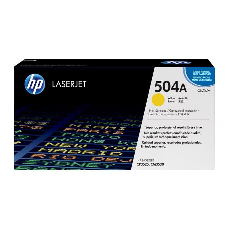 HP 504A Gelb LaserJet Tonerpatrone (CE252A)