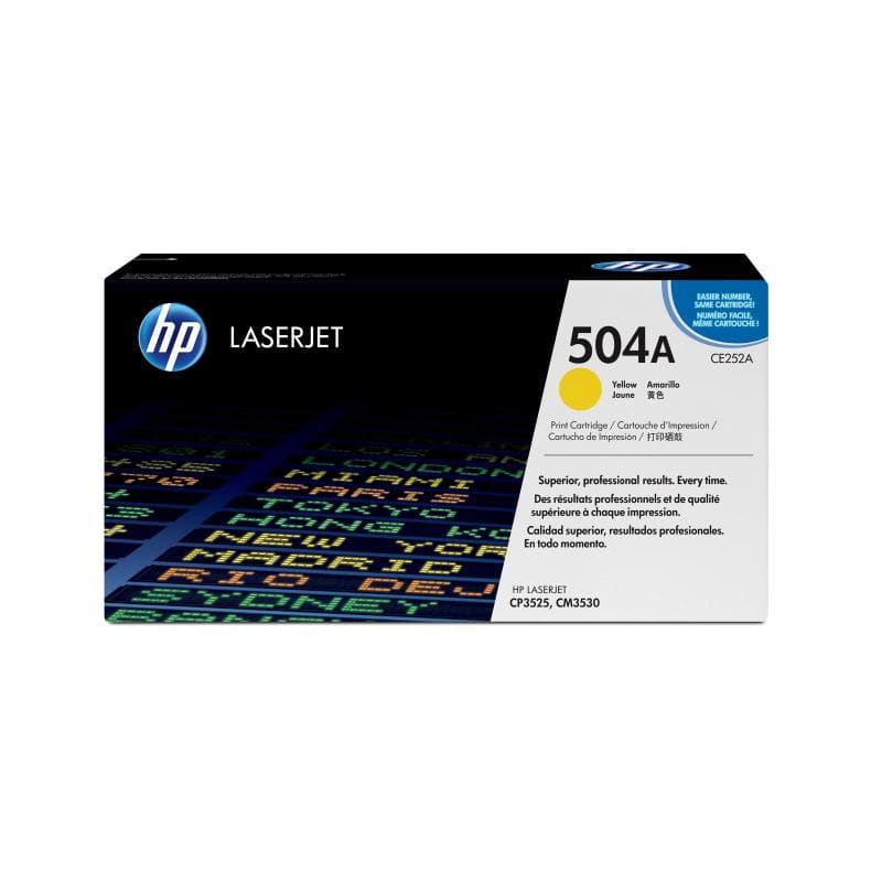 HP 504A Gelb LaserJet Tonerpatrone (CE252A)