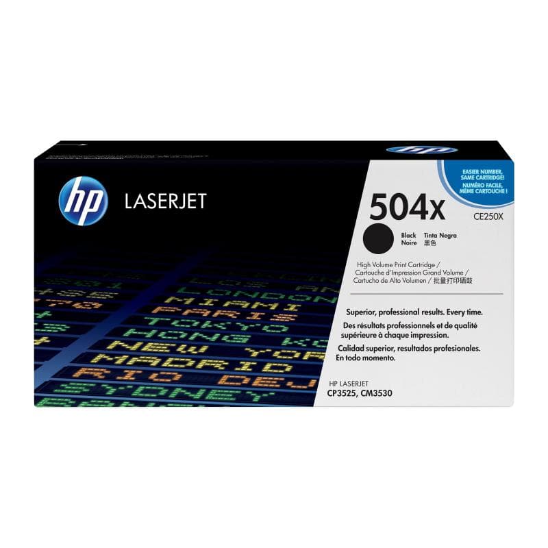 HP 504X Schwarz LaserJet Tonerpatrone (CE250X)