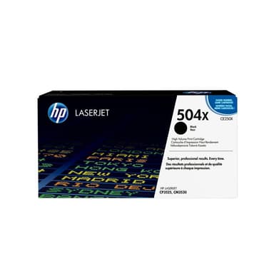HP 504X Schwarz LaserJet Tonerpatrone (CE250X)