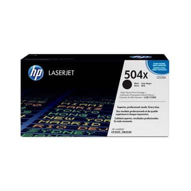 HP 504X Schwarz LaserJet Tonerpatrone (CE250X)