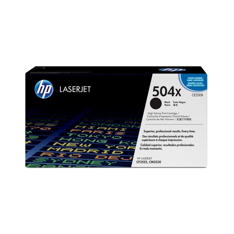 HP 504X Schwarz LaserJet Tonerpatrone (CE250X)