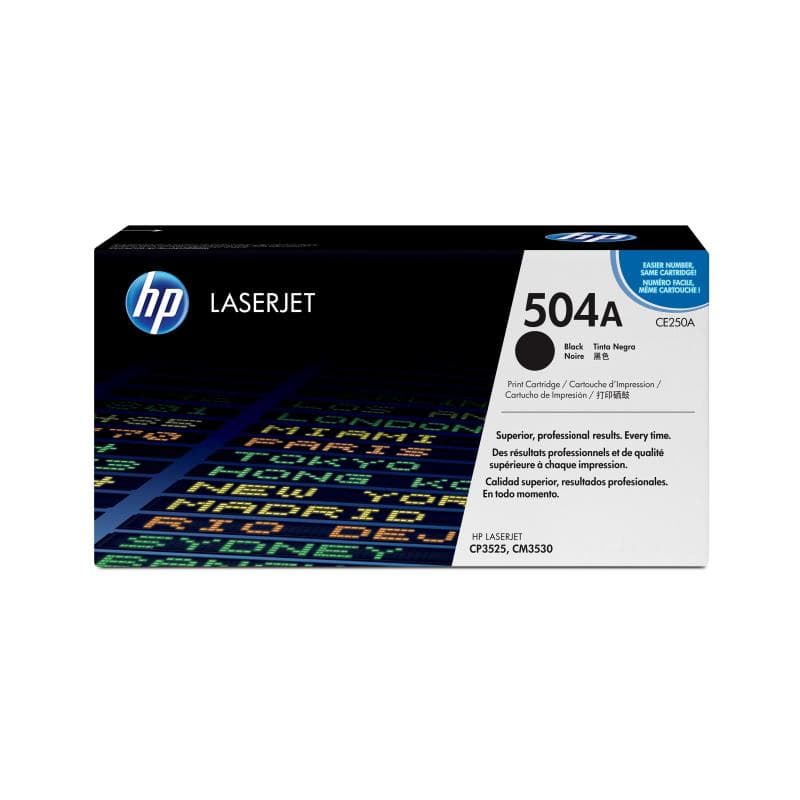 HP 504A Schwarz LaserJet Tonerpatrone (CE250A)