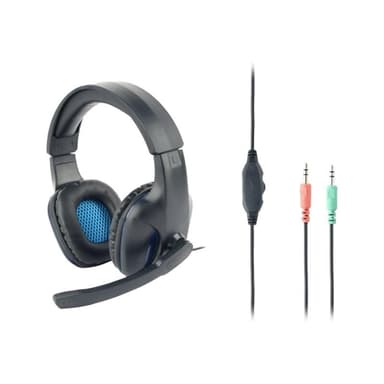GEMBIRD Headset Stereo + Mikro verstellbar schwarz