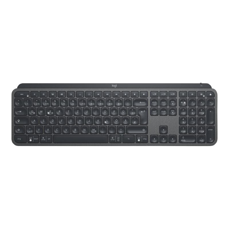 LOGITECH MX Keys Advanced Illuminated Kabellose Tastatur Graphite