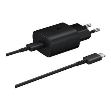 SAMSUNG Netz-Schnell-Ladegerät USB-C 25W schwarz