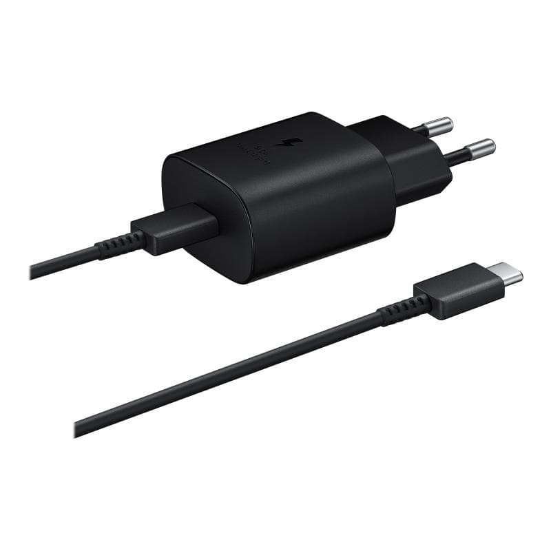 SAMSUNG Netz-Schnell-Ladegerät USB-C 25W schwarz