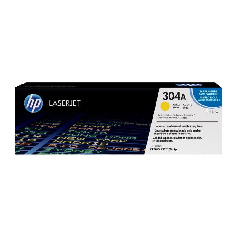 HP 304A Gelb LaserJet Tonerpatrone (CC532A)