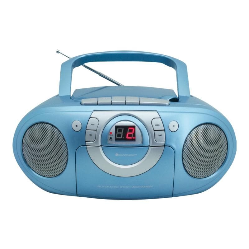 WÖRLEIN Soundmaster SCD5100BL bl Radio mit CD UKW,Kassette,AUX,Batt/Netz