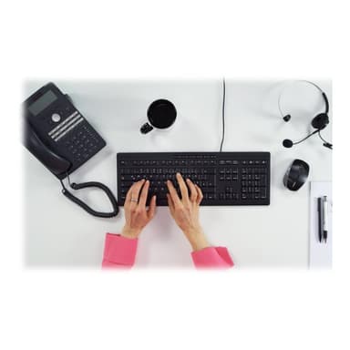 CHERRY TAS STREAM KEYBOARD schwarz  deutsches Layout