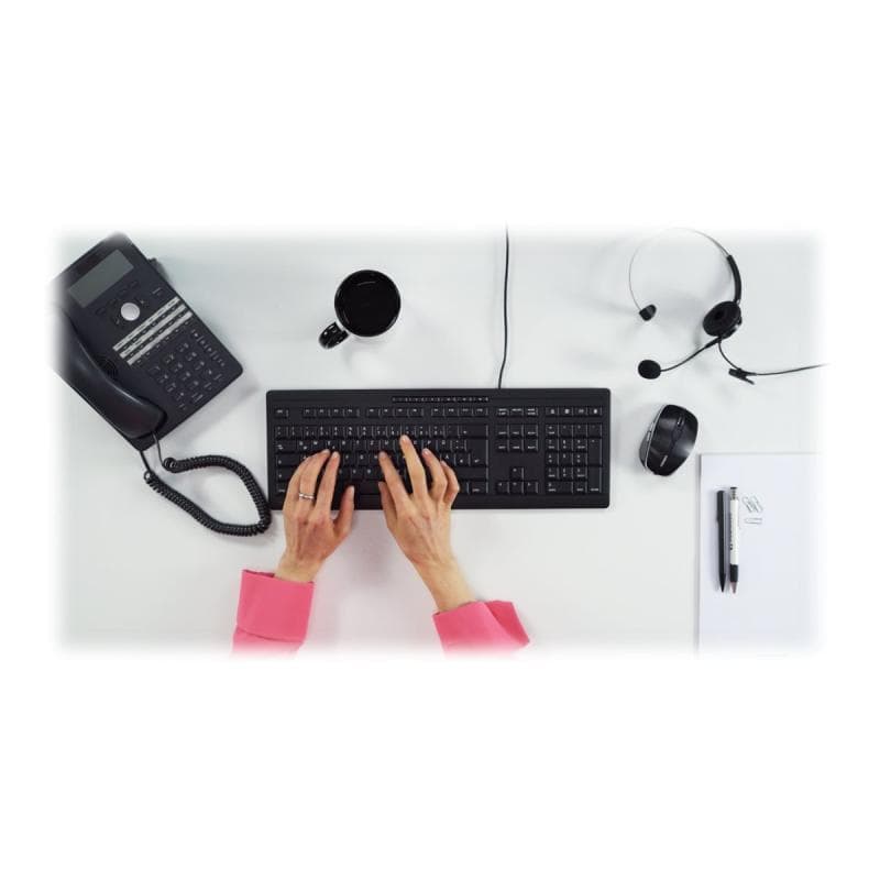 CHERRY STREAM KEYBOARD black (ES)