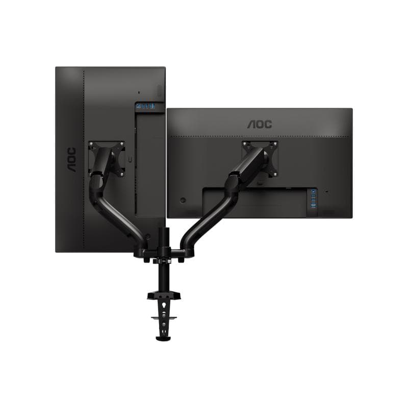 AOC AS110D0 Monitor arm Dual up to max. 68,58cm 27Zoll 520mm 100mm double