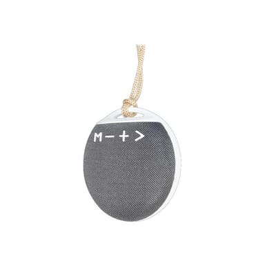 LOGILINK Bluetooth Lautsprecher rund, kompakt, weiß/grau