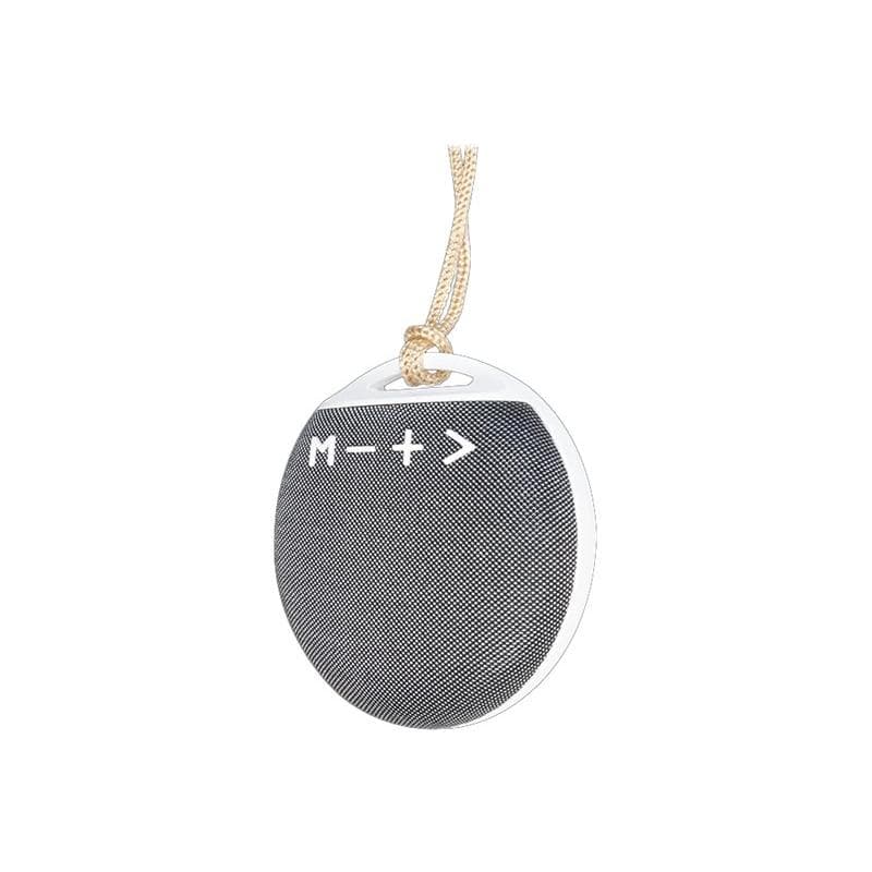 LOGILINK Bluetooth Lautsprecher rund, kompakt, weiß/grau