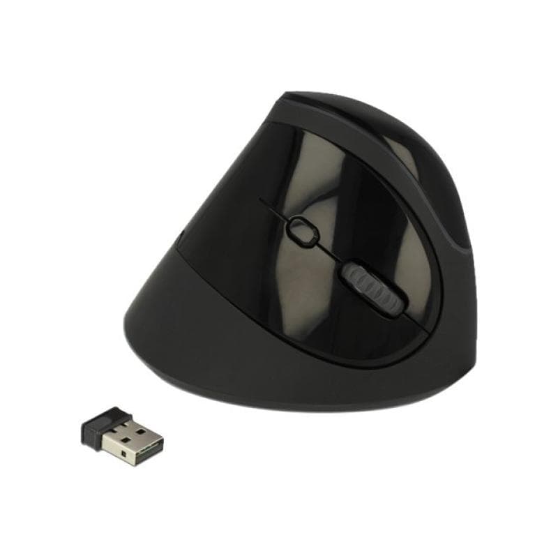 DELOCK Ergonomische USB Maus vertikal - kabellos