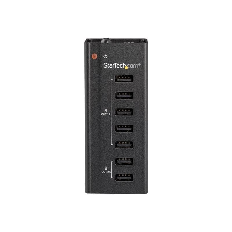 STARTECH.COM 7 Port USB Charging Station with 5x 1A Ports and 2x 2A Ports - Standalone USB Charging