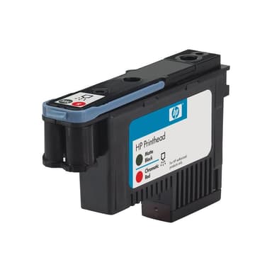 HP 73 mattschwarz, Chromatic Red Druckkopf