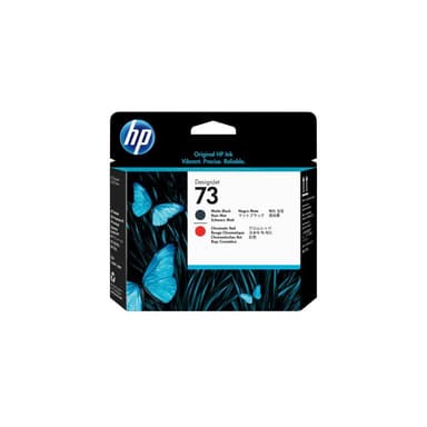 HP 73 mattschwarz, Chromatic Red Druckkopf